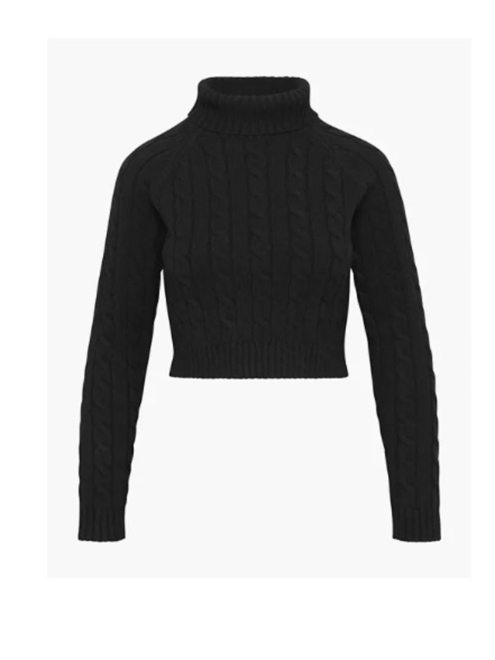 Aritzia Sunday Best JONES SWEATER Size L in Black